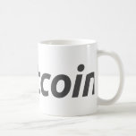 Bitcoin Logo + Text Coffee Mug at Zazzle