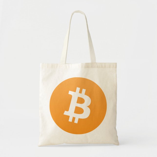 Bitcoin logo tote bag (Front)