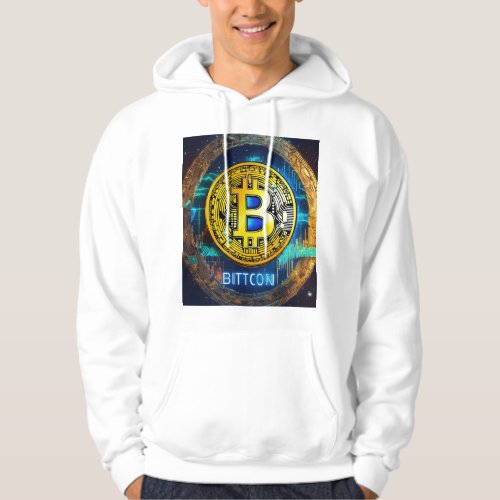 Bitcoin Logo Trending Mens T_shirt Printed Hoodies