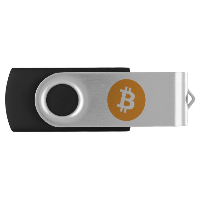 Bitcoin Logo USB Flash Drive (Front)