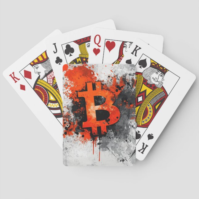 Bitcoin Merch Poker Cards (Back)