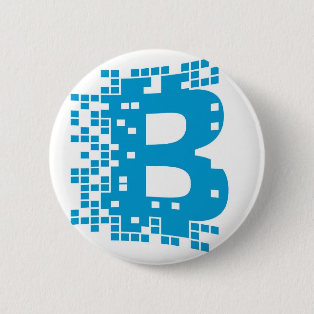 Bitcoin Merchandise Pinback Button (Front)