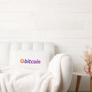 Bitcoin Miami Lumbar Pillow