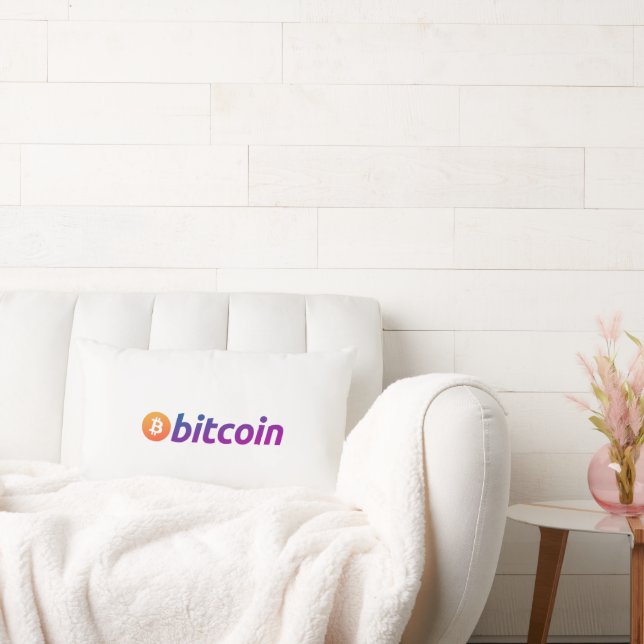 Bitcoin Miami Lumbar Pillow (Couch)