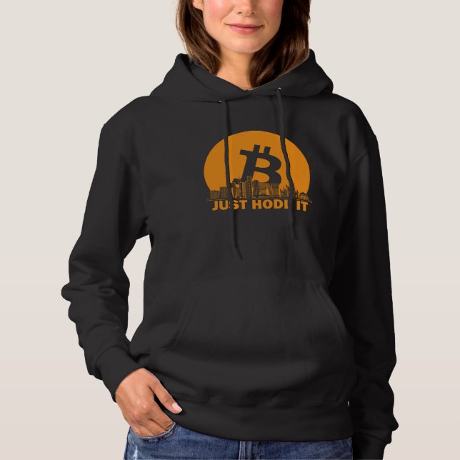 Bitcoin Milan Skyline  Milan Bitcoin Maximalist Hoodie (Front)