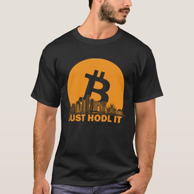 Bitcoin Milan Skyline  Milan Bitcoin Maximalist T-Shirt (Front)