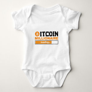 Bitcoin Millionaire Loading Baby Bodysuit