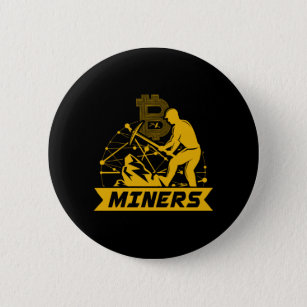 Bitcoin Miner Crypto Mining BTC Cryptocurrency Gif Button