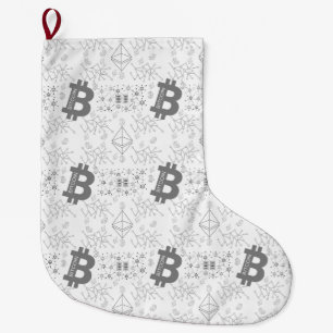 Bitcoin Money Design Christmas Stocking