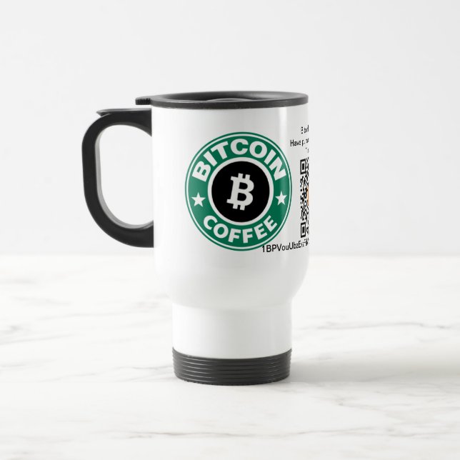 Bitcoin mug Donations (Left)