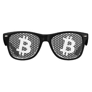 Bitcoin Neuron Black Kids Sunglasses