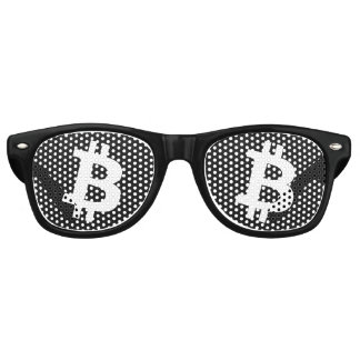 Bitcoin Neuron Black Retro Sunglasses