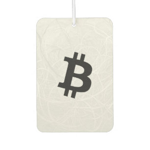 Bitcoin Neuron White Air Freshener