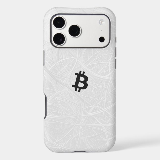 Bitcoin Neuron White Case-Mate iPhone Case (Back)