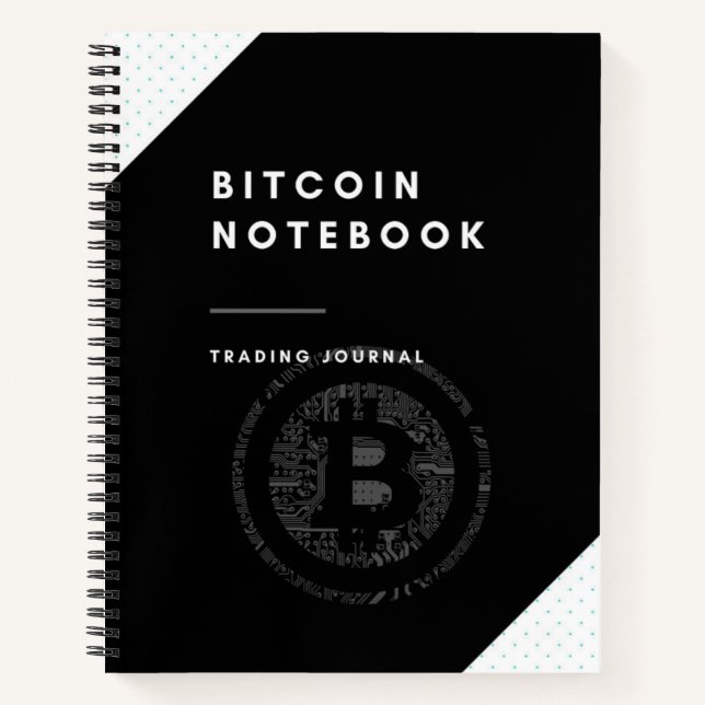 Bitcoin Notebook : elegant lined trading journal (Front)
