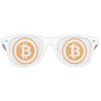 Bitcoin Logo Round Sunglasses