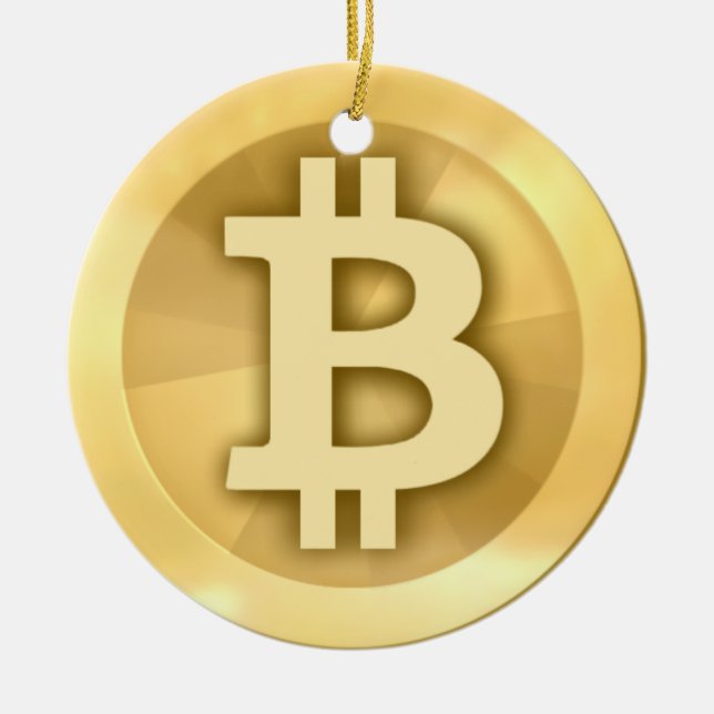 Bitcoin Ornament (Front)