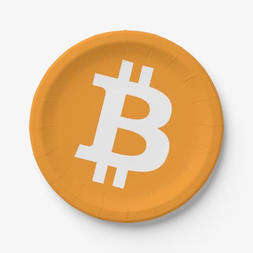 Bitcoin  paper plates