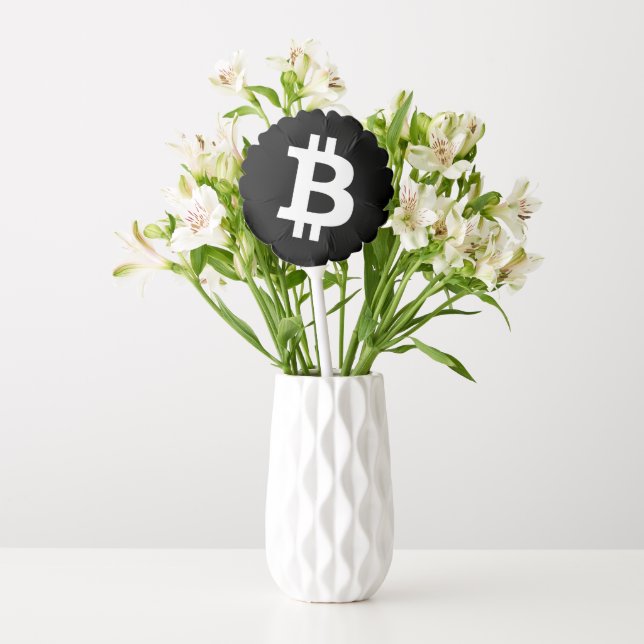 Bitcoin Party Balloon (Small)  (Vase)