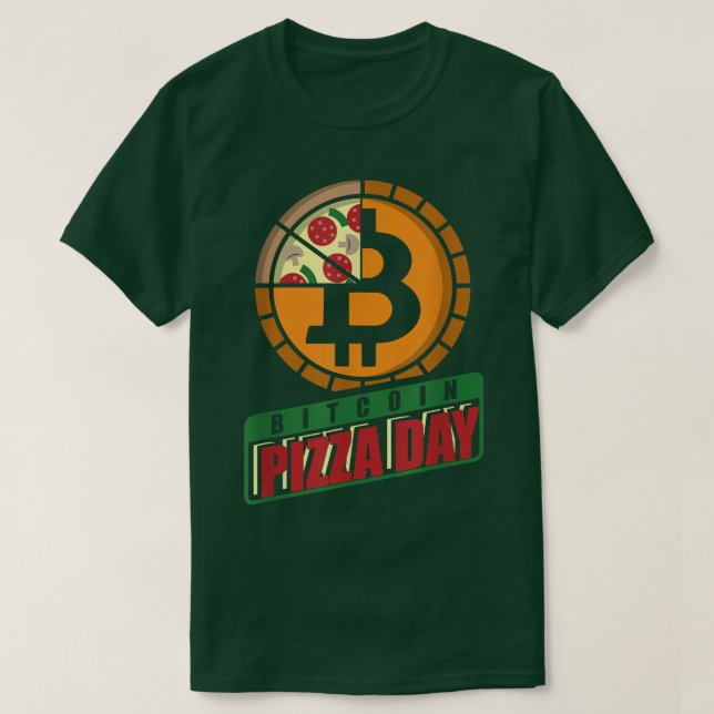 Bitcoin Pizza Day, 22 Of May Crypto  T-Shirt (Design Front)