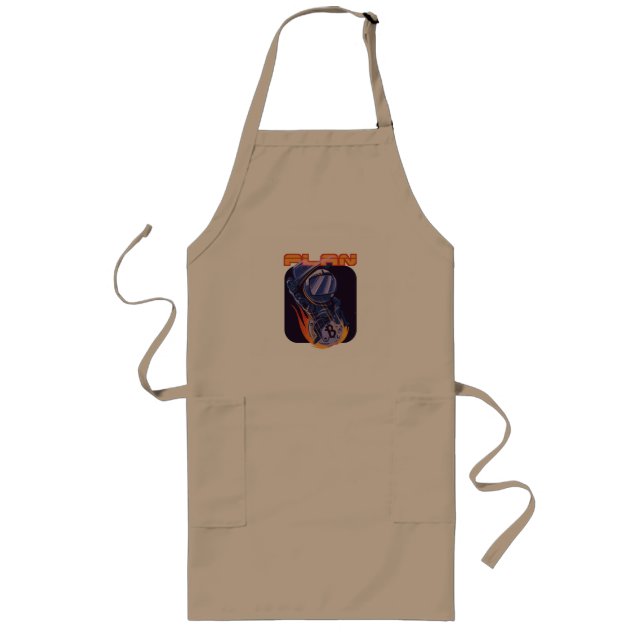 Bitcoin ; Plan B   - Crypto Astronaut Long Apron (Front)