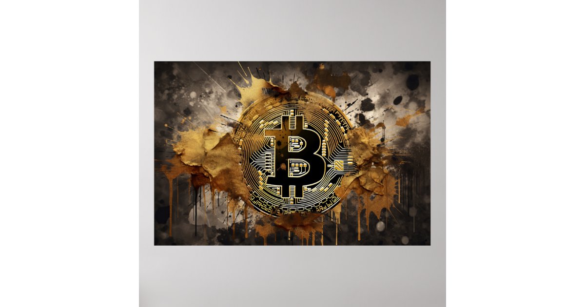 Poster design - duffle bag full of money, gold bars & bitcoin, Poster  contest