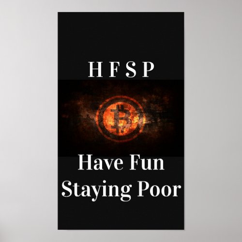 Bitcoin poster with HFSP expression