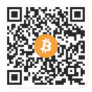 Bitcoin QR Code Large Sticker (Sheet of 6)