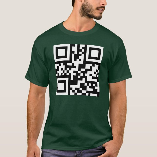 BITCOIN QR CODE T-Shirt (Front)