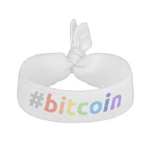 Bitcoin Rainbow Hashtag Crypto Hodl White