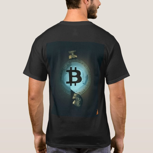 "Bitcoin Revolution: Wear the Future" T-Shirt (Back)
