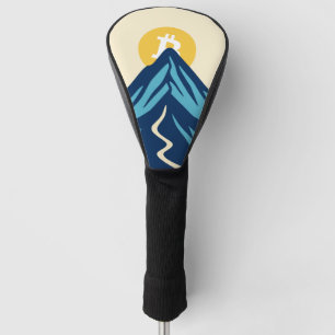 Bitcoin Rising Golf Head Cover