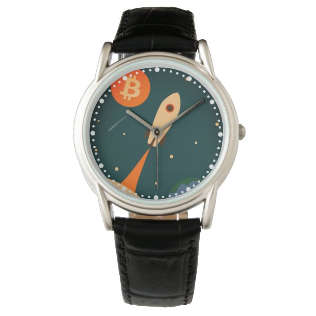 Bitcoin Rocket Watch (Front)
