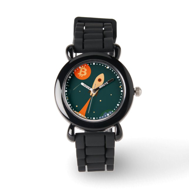 Bitcoin Rocket Watch (Front)