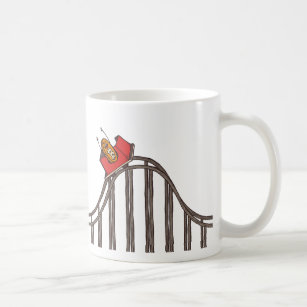 Bitcoin Roller Coaster Long Coaster Up Coffee Mug