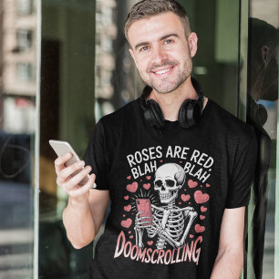 Bitcoin Roses Are Red Anti Valentine Humor T-Shirt