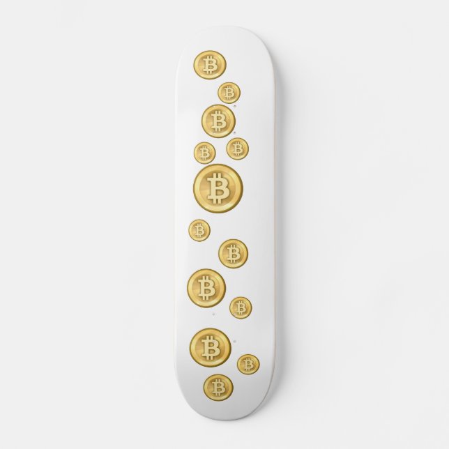 Bitcoin skateboard deck (Front)