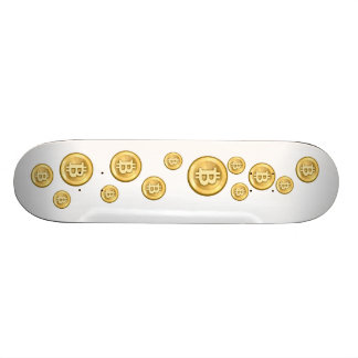 Bitcoin skateboard deck