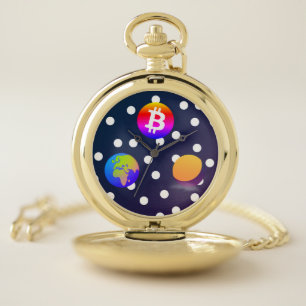 Bitcoin Solar Space Designer (Colorful) Watch