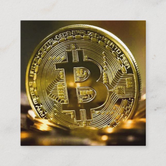 bitcoin square business card (Front)