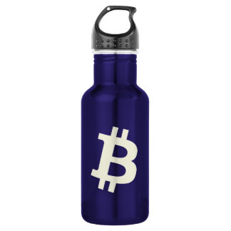 Bitcoin Standard ₿ (Blue) Stainless Steel Water Bottle