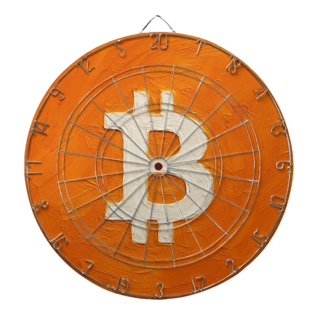 Bitcoin Standard (Oil, Style: 1) Dart Board (Front)