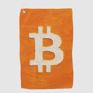 Bitcoin Standard (Oil, Style: 1) Golf Towel
