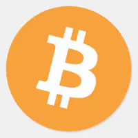 Gold Bitcoin Cryptocurrency Money Stickers