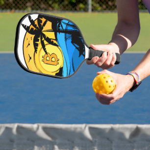 Bitcoin Summer - Crypto coin Pickleball Paddle