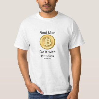 Bitcoin T-shirt (Real Men)