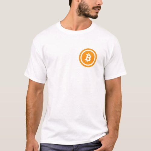 Bitcoin T_Shirt with Bitcoin Symbol