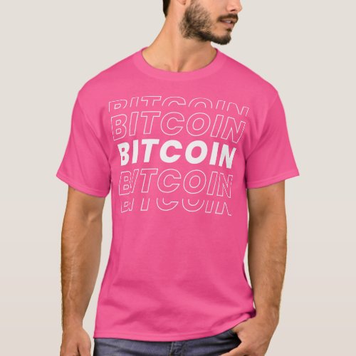 Bitcoin text T_Shirt