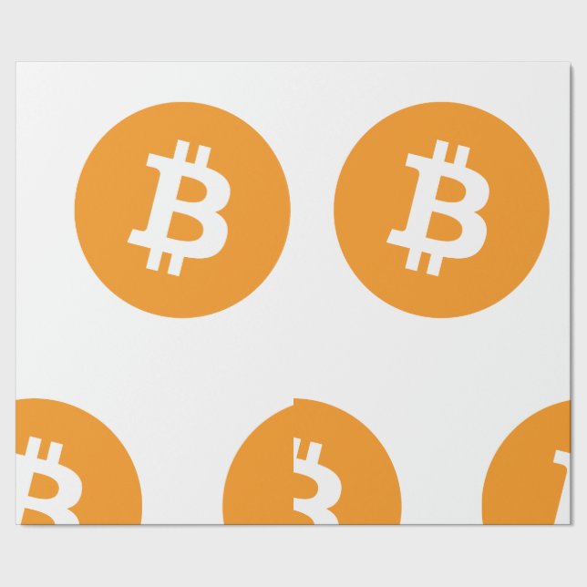 Bitcoin Theme Wrapping paper (Seam)