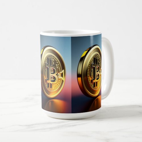 Bitcoin Themed Drinking Mug